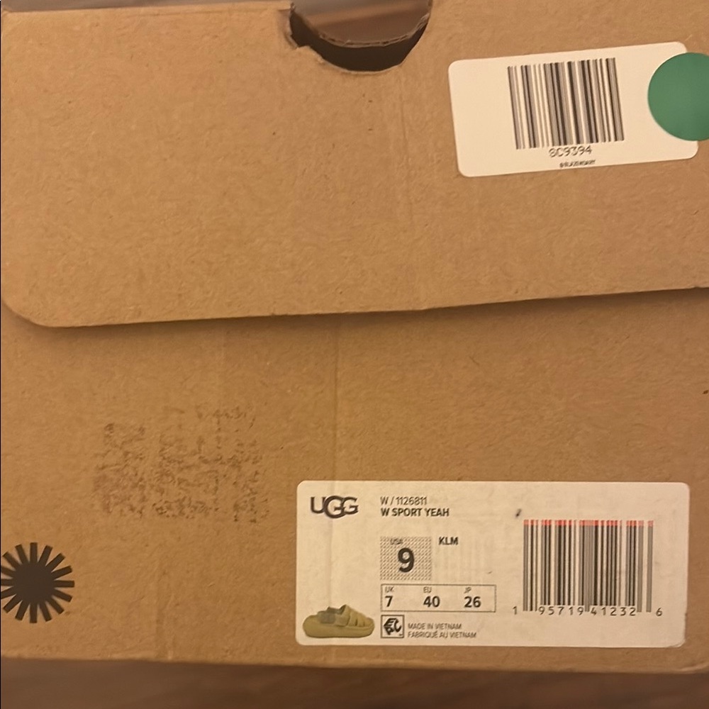 UGG Vibrant Lime Sandals - Picture 5 of 5